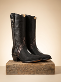 Cuadra Women's CC375 Black Stingray and Leather Western Boots