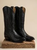 Centenario Boots #CEN-EX-1 Avestruz Negro