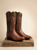 Centenario Boots #CEN-EX-3 Ostrich Brandy