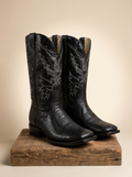 Centenario Boots #CN-PNZ-1 Avestruz Negro