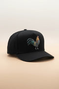 Ferreti Hats Black Crown Rooster Cap #FT203