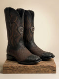 Men EL General Boots #LS-TX-2 Brown