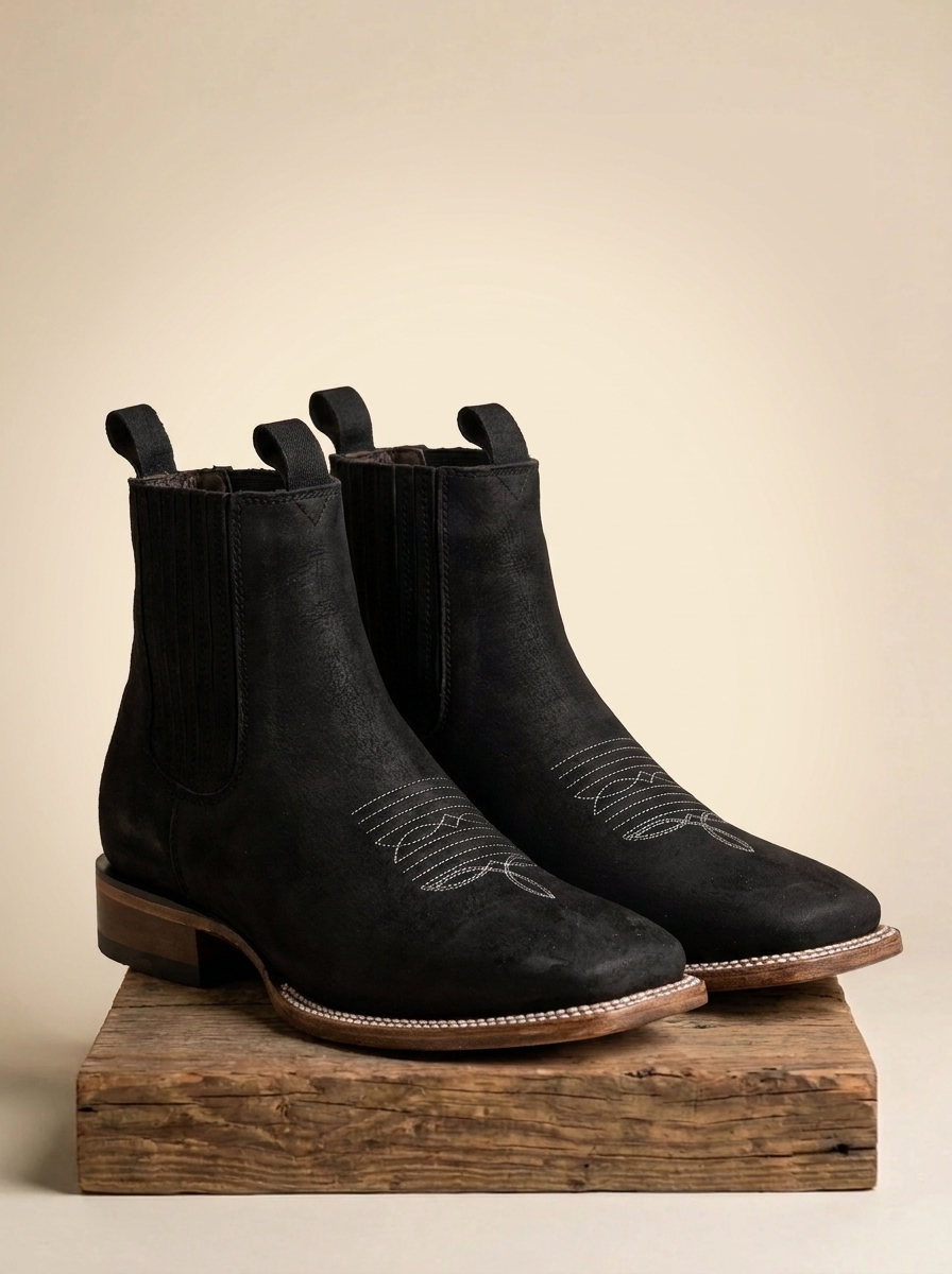 Men Silverton Boots #VC62601T Tony Buck Black