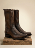 Women Cuadra Boots #CU698 Caiman Laser Sqaure Toe