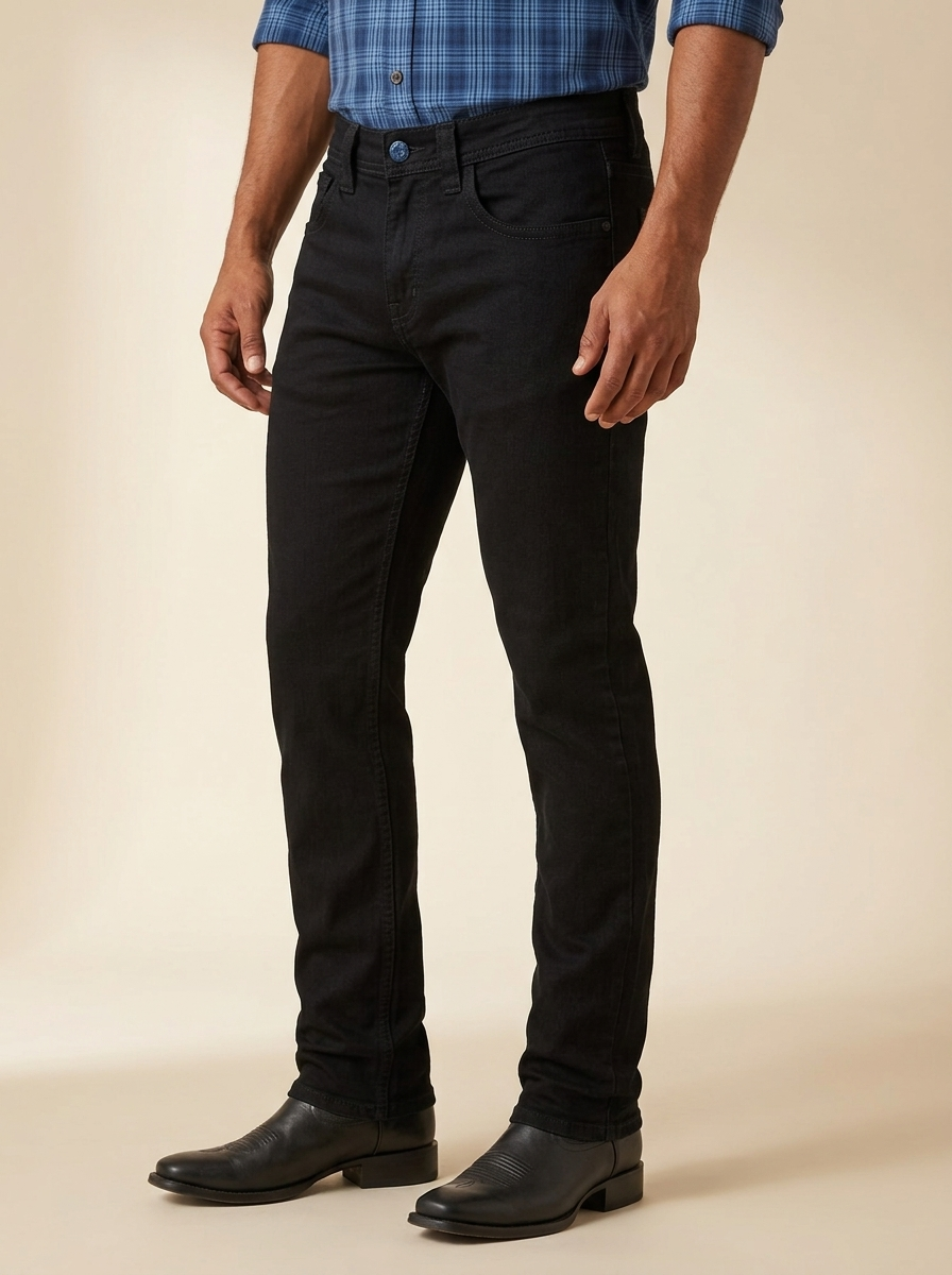 Men's Slim Straight Denim Jeans #MJ104