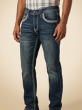 Western Heavy Stitch Denim Jeans #LAM26502