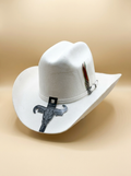 Cuernos Chuecos 6X Felt Western Hat in Bone White