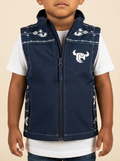 Kids Tonal Aztec Vest Accent Poly Sheet