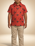 Youth Vintage Bronc Rider Short Sleeve Polo #334160-200-K