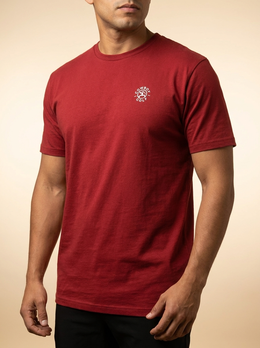 Cowboy Golf Classic Red Graphic Tee #GT2602RD