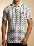 Geometric Print Western Polo Shirt #MT36016