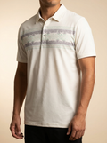 Hooey Off-White Southwestern Print Performance Polo #HP260CRAZ