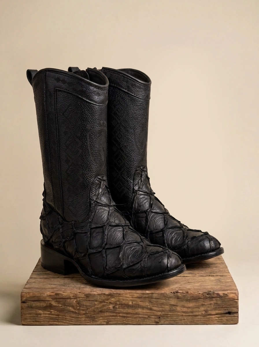 Joe Boots JB-408 Monster Fish Pirarucu Western Boots
