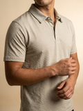 Ferrell Men's Sand Slub Texture Polo Shirt #FPL1002503