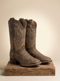 Red Diamond Rodeo Oregon Distressed Leather Square Toe Boots