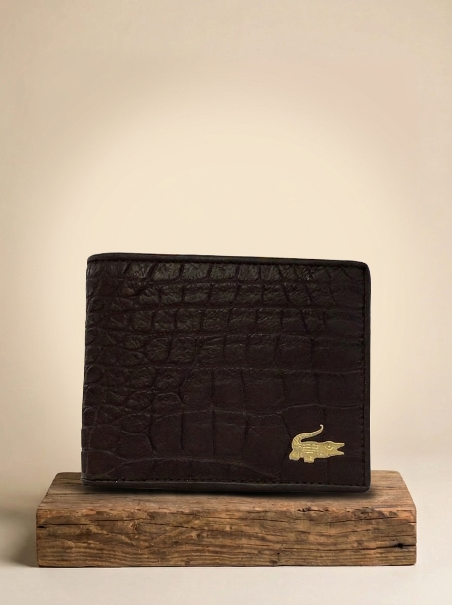 The American West Crocodile Belly Bi-Fold Wallet #700