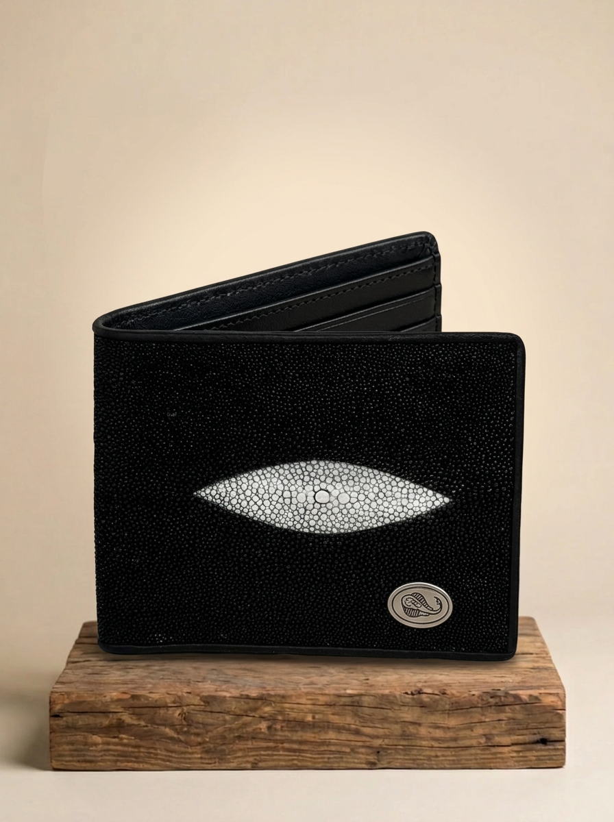 The American West Stingray Two Eye Bifold Wallet #706