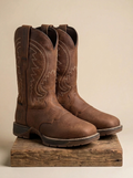 The American West Distressed Leather Waterproof Work Boots P-W120C