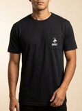 Hooey Black Pocket Tee with Bronco Graphic HT1688