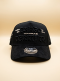 Italiense Caps #98 Cargo - Embroidered Black Trucker Cap