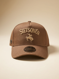 Stetson Rodeo Bronco Canvas Trucker Cap in Tobacco  #SCSCTA-001052