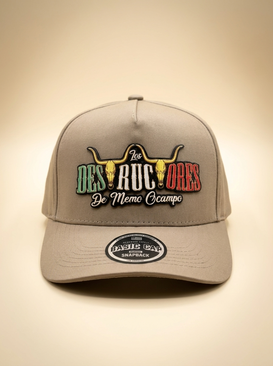 Rancho Los Destructores de Memo Ocampo Beige Snapback Cap #20