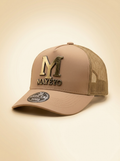 Mayeyo #27 Trucker Cap in Light Brown