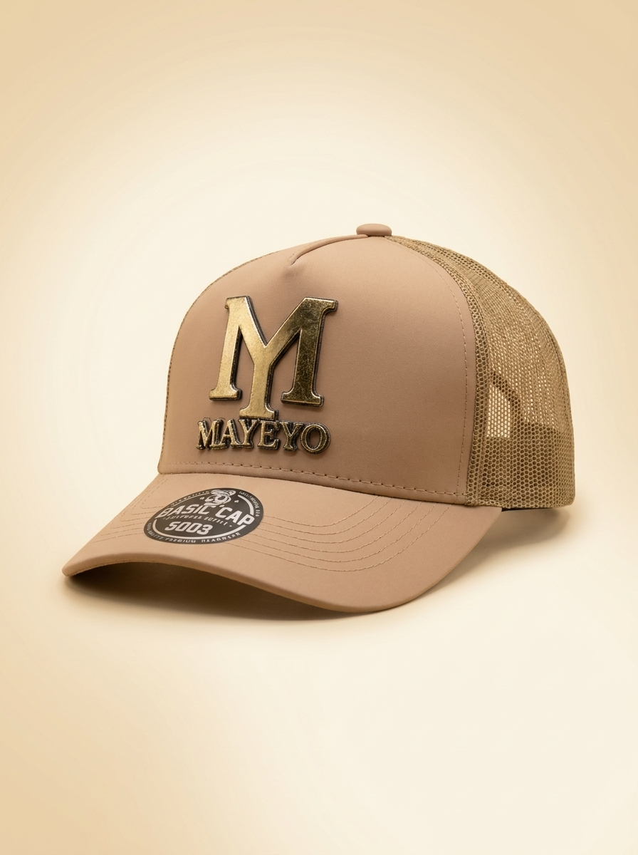 Mayeyo #27 Trucker Cap in Light Brown