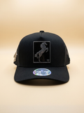 Ferreti Caps #30 Black Horse Trucker Hat