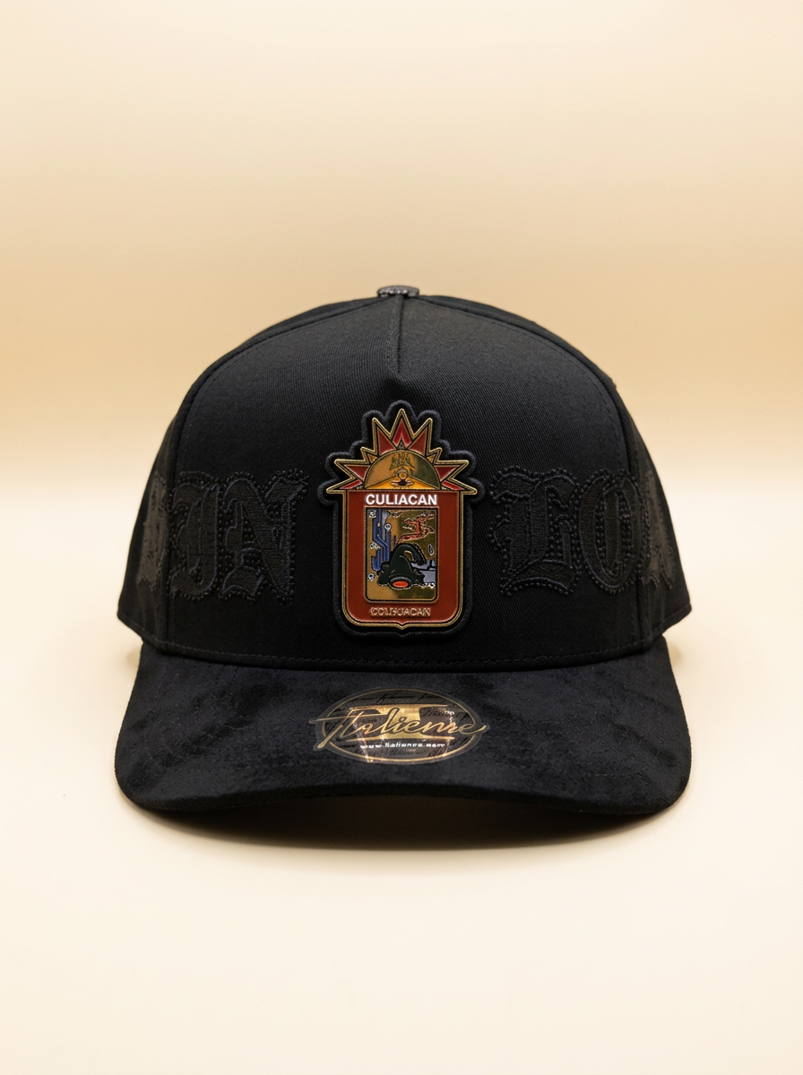 Italiense Caps #24 Culiacán Black and Suede Snapback
