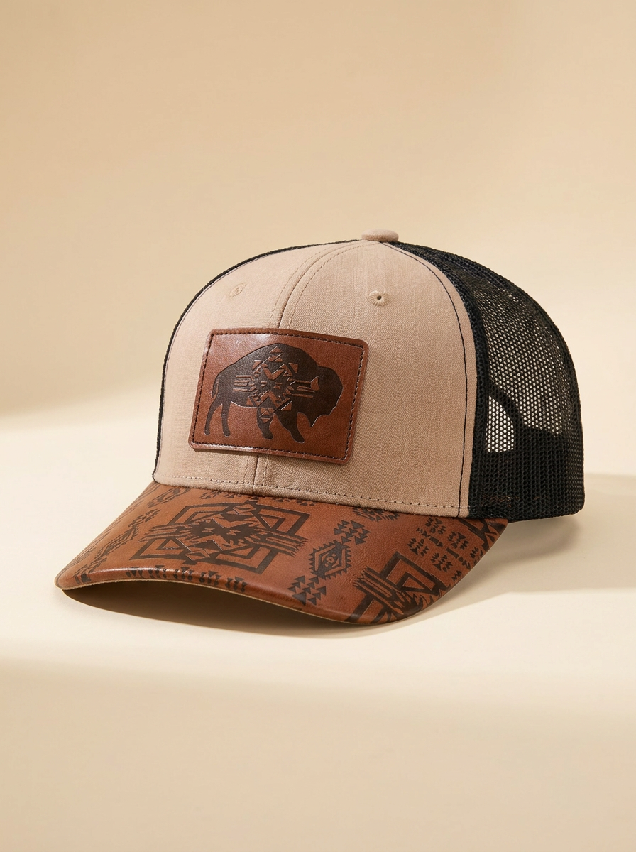 Nu Trendz Buffalo Southwest Patch Mesh Back Trucker Cap #69