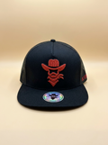 De Rancho Caps #74 Black and Red Trucker Hat
