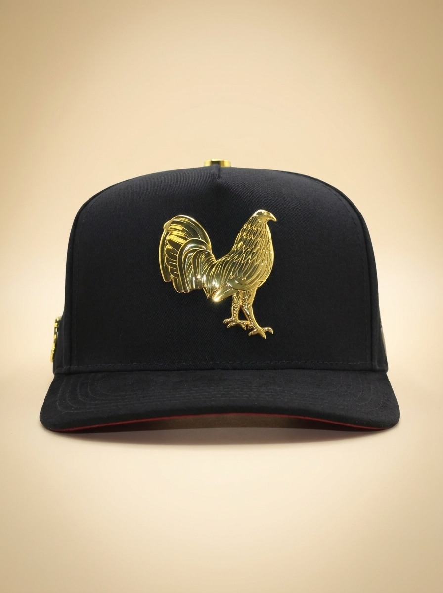 The Winner Black Snapback with Gold Gallo Emblem #FT150