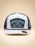 Ranch Craft Originals 'Cowboy Stuff' Blue and White Camo Trucker Hat #191001827