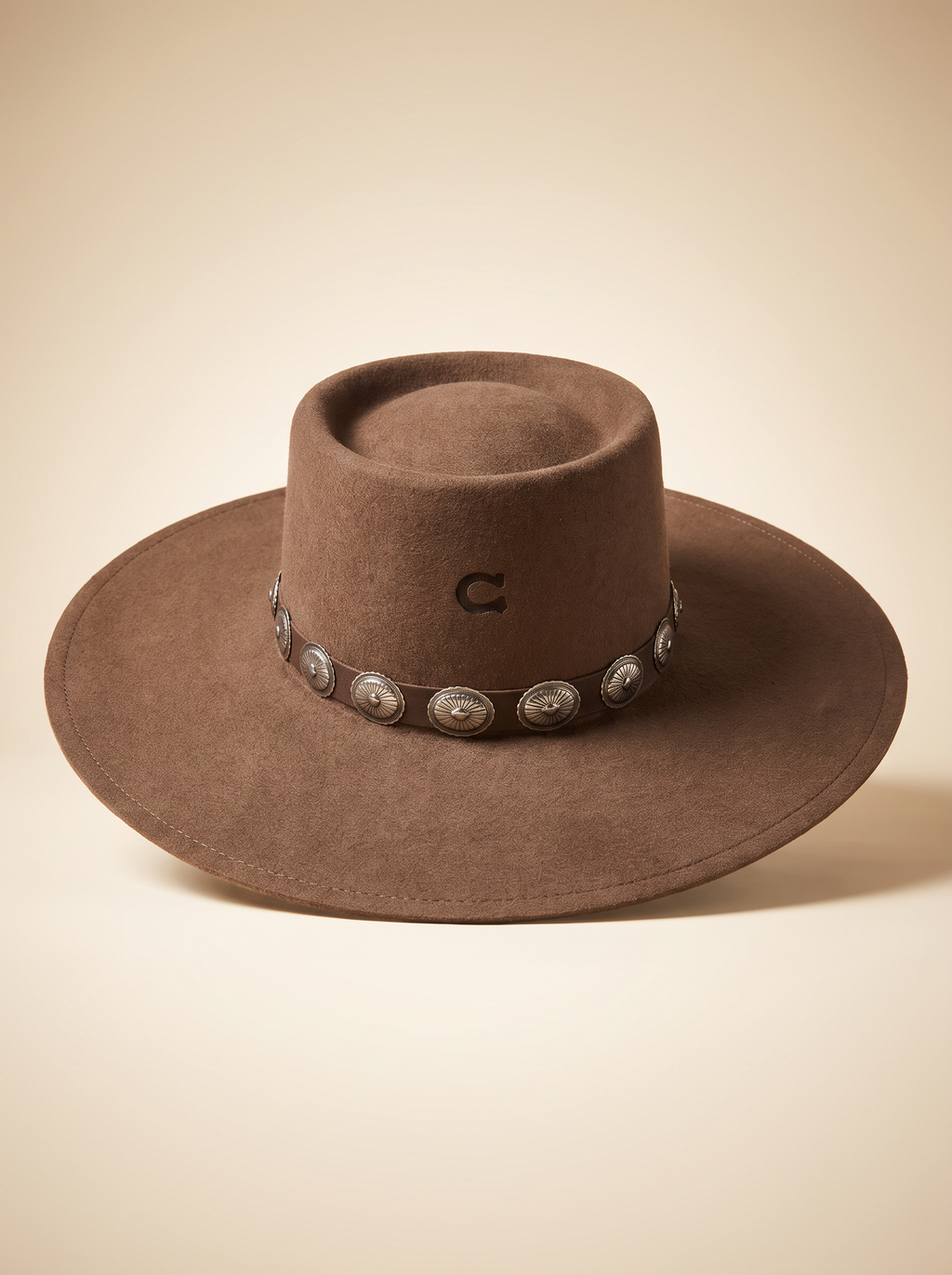 Texana de Dama Stetson Hat High Desert Chocolate Felt Gambler