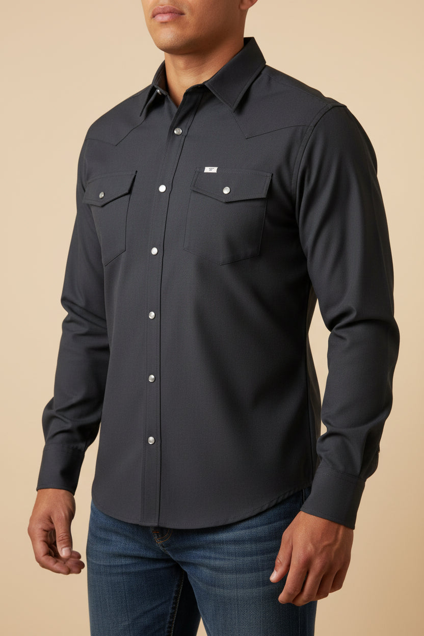 Shirt Long Sleeve Pearl Snap